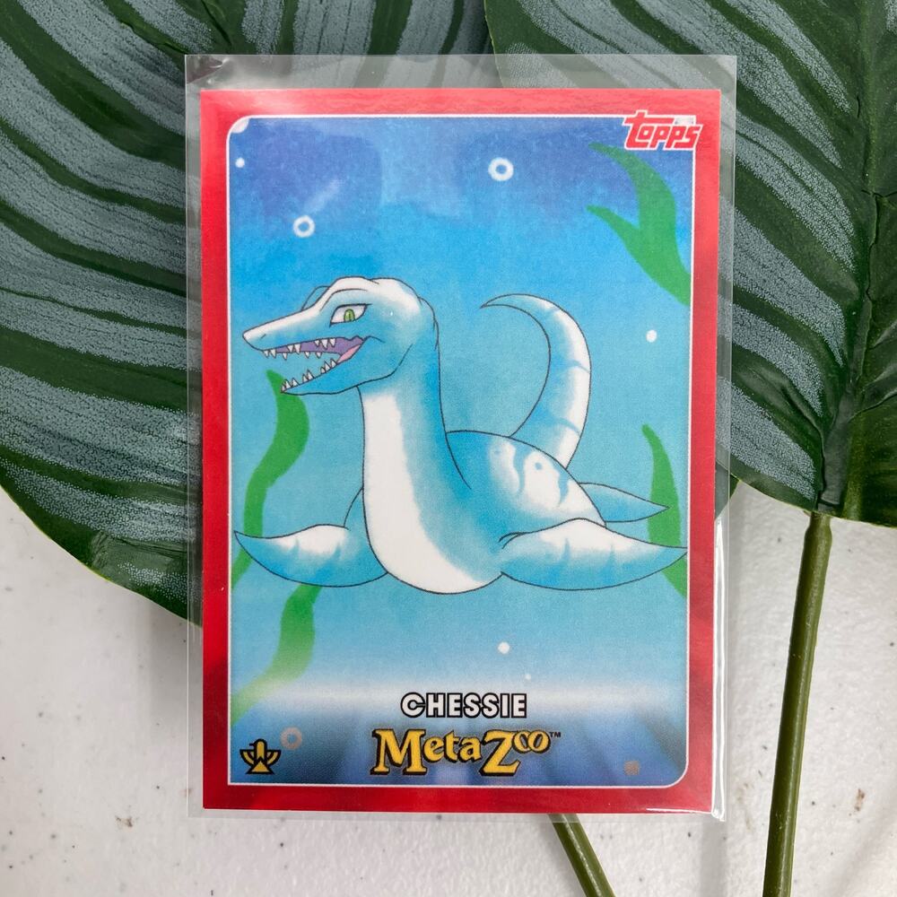 Topps MetaZoo Cryptid Nation Series 0 Gold Chessie 10 Non Holo Trading Game Card